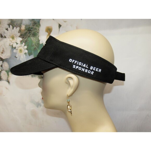 NFL Coors Light Visor Cap Hat Football Golf Visor Black Strap back Unisex - Picture 5 of 7